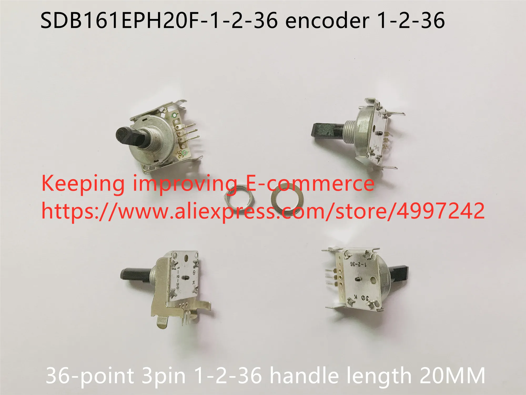 Оригинальный новый 100% кодер 36 точка 3pin длина ручки 20 мм SDB161EPH20F 1 2