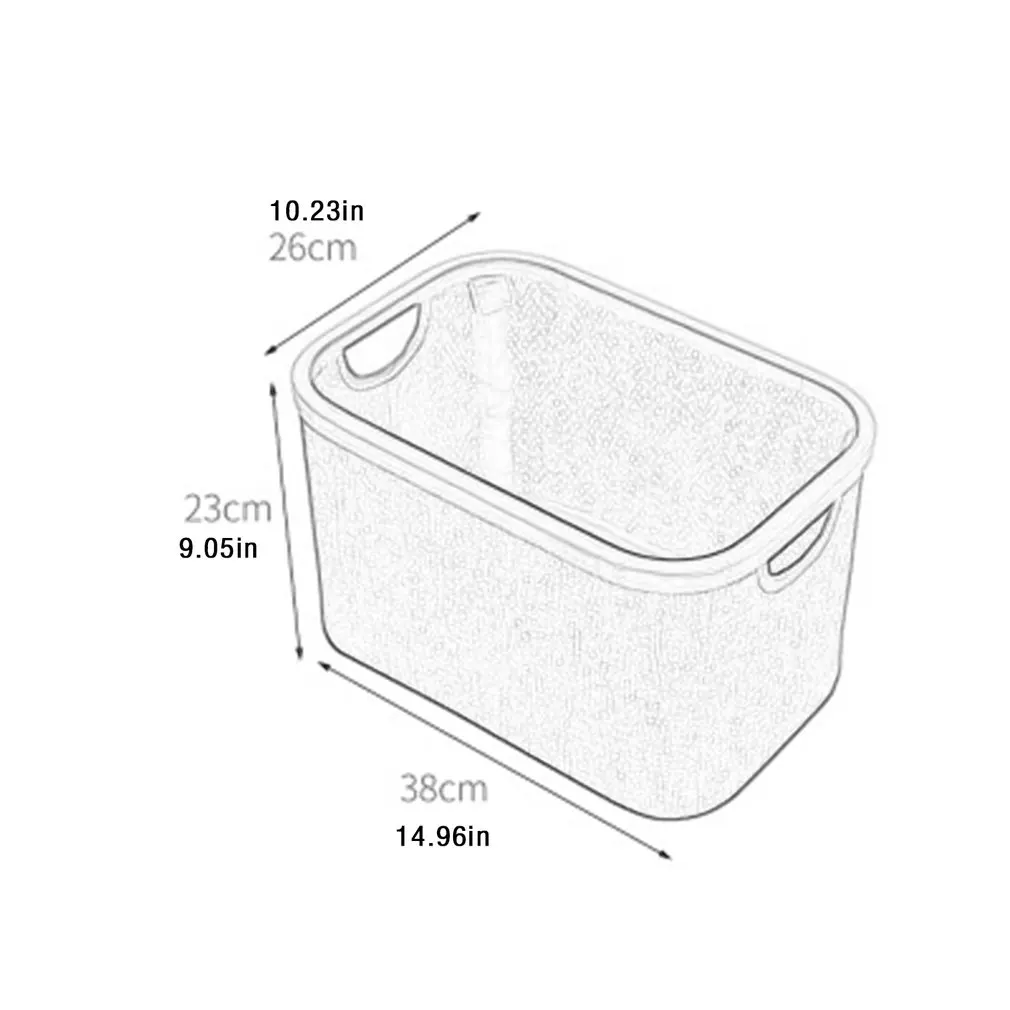 

Desktop Storage Basket Sundries Underwear Toy Storage Box Cosmetic Book Organizer Stationery Container Laundry Basket