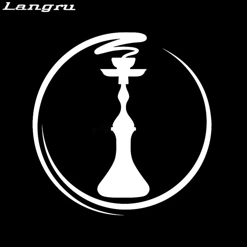 Langru 14 7 см * 15 кальян для курения виниловые наклейки аксессуары автомобиля