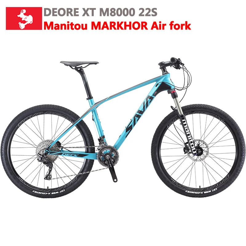 SAVA DECK700 Мужской горный велосипед из углеродного волокна 29 mtb с SHIMANO XT M8000