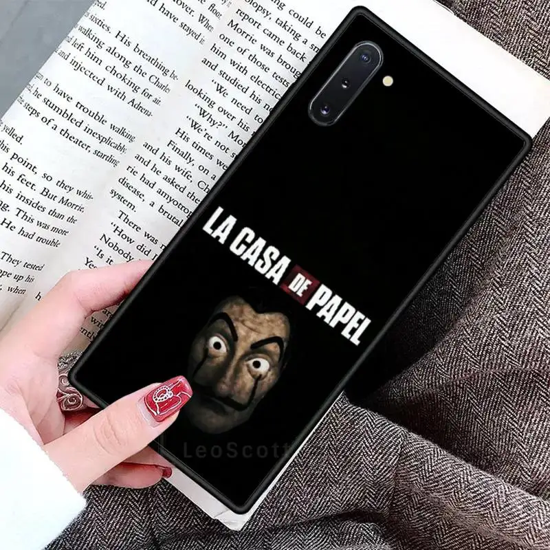 

Spain TV Money Heist House Paper Phone Case For Samsung Galaxy S8 S9 S10 Plus S10E Note 3 4 5 6 7 8 9 10 Pro Lite cover