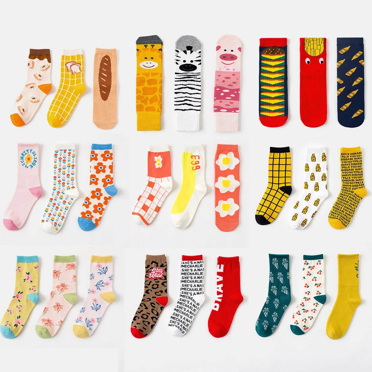 3 пары детских хлопковых утепленных колготок на Для женщин носки 2019 осень-зима