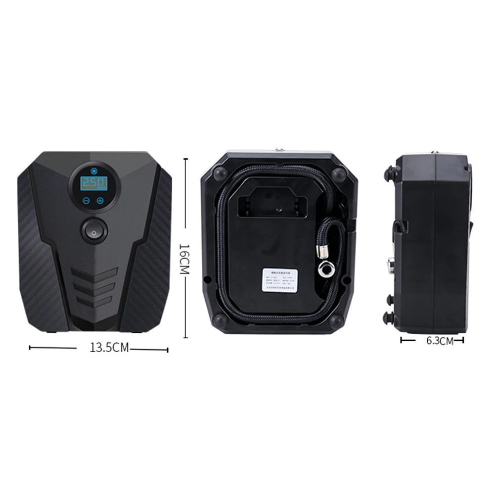 

Portable Car Air Compressor DC 12V Digital Tire Inflator Air Pump 150 PSI Auto Air Pump for Car Motorcycle LED Light Tire Pump
