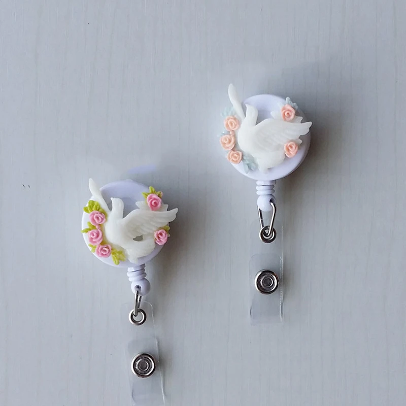 1 шт. мультяшный леденец Радуга выдвижной Бейдж катушка держатель карты бейдж