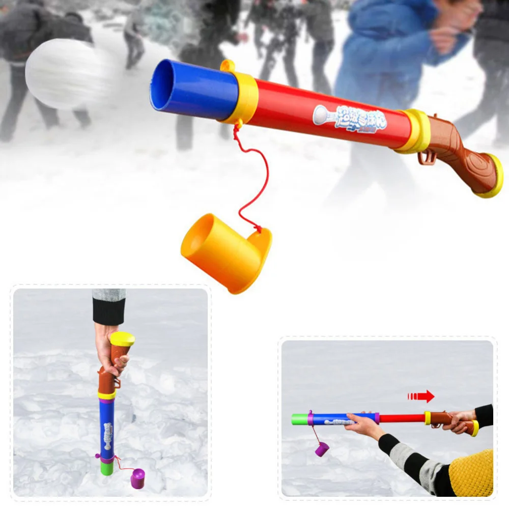 

1Pc Snowball Launcher Winter Accessories Winter Outdoor Toys Snowball Games Toys Snowball Blaster for Indoor Outdoor Winter