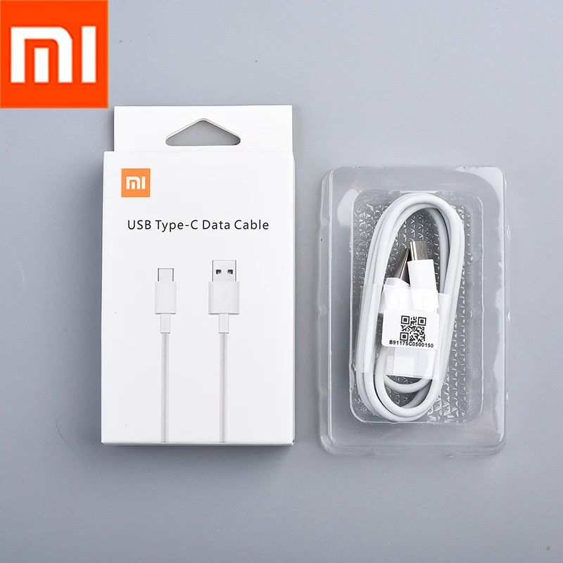 Оригинальный зарядный кабель Xiaomi 100 см USB c быстрая зарядка для mi 9 10 Pro 8 lite se 4c 5 5x6 6x