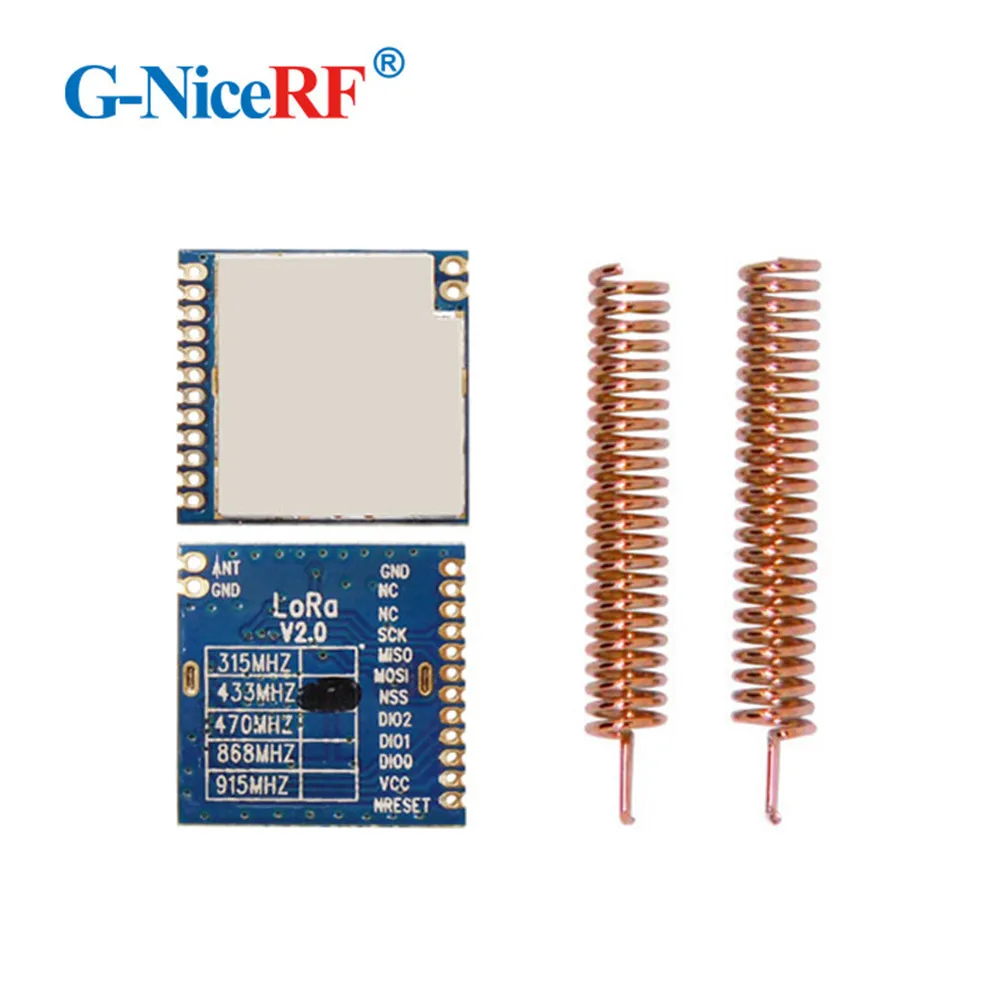 10 шт./лот 100 мВт Высокочувствительный беспроводной модуль приемопередатчика LoRa1278