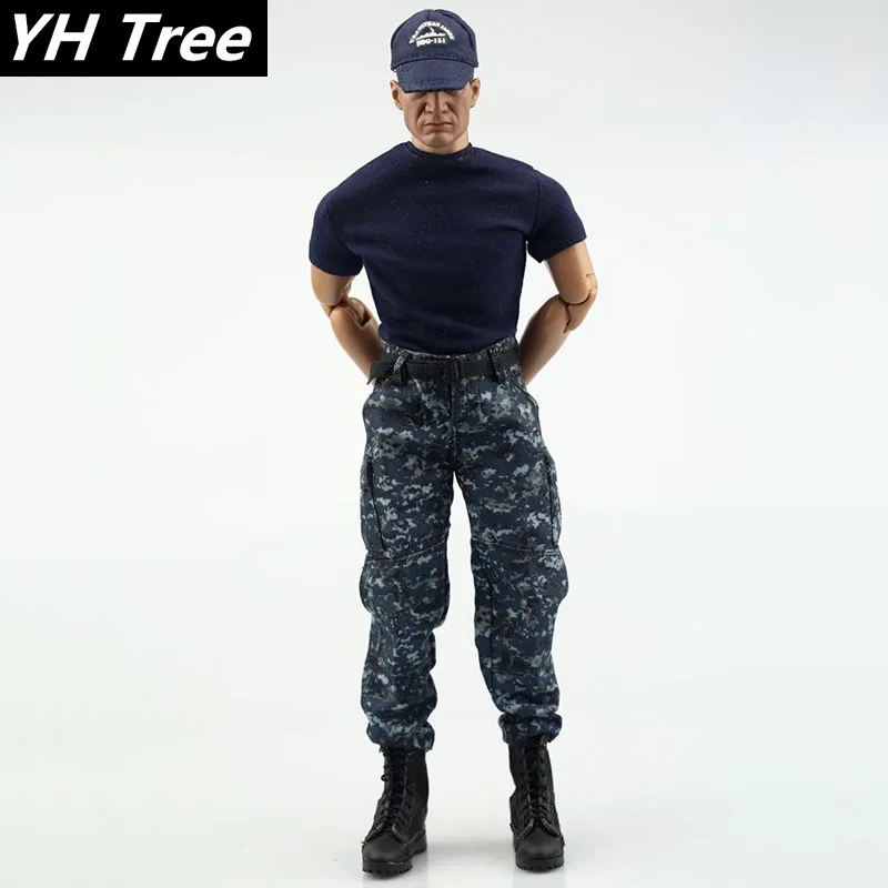 

1/6 Scale US Navy Camouflage Battle Suit Uniforms Male Soldiers Combat Suit for 12" Action Figures Doll Toys Clothing Collection