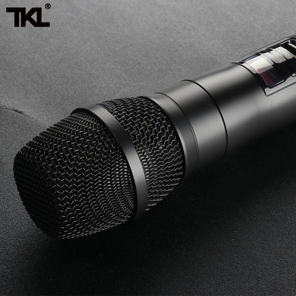 구매 TKL GL-2020 전문 무대 2 채널 UHF 무선 마이크 동적 핸드 헬드 마이크 헤드셋 마이크 시스템