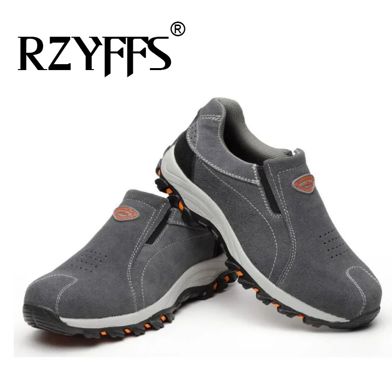 Мужская обувь для пеших прогулок уличные ботинки без шнуровки кемпинга