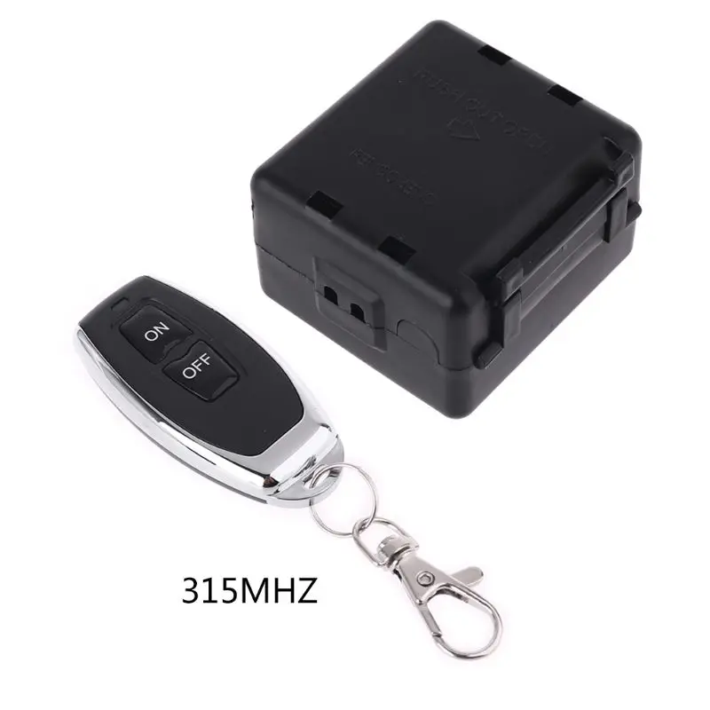 

220V 1CH Small Suitcase Remote Controller 315MHZ 433MHZ + 2 Metal Buttons