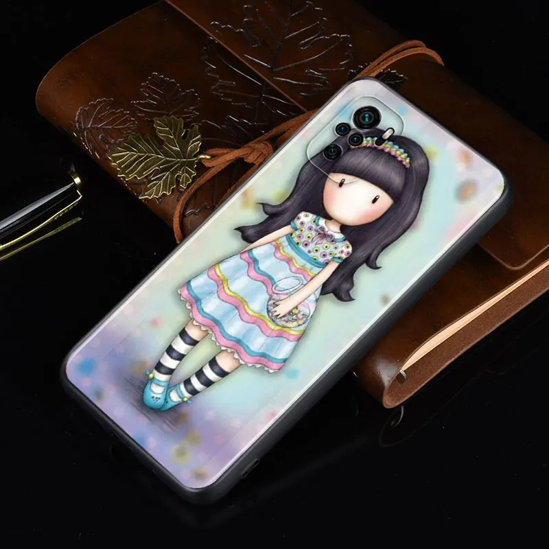 

Cartoon girl Santoro Gorjuss For Xiaomi Redmi Note 10S 10 9 9S 9T 8T 8 7 6 5 Pro Max 5A 4X 4 5G Soft Silicone Phone Case