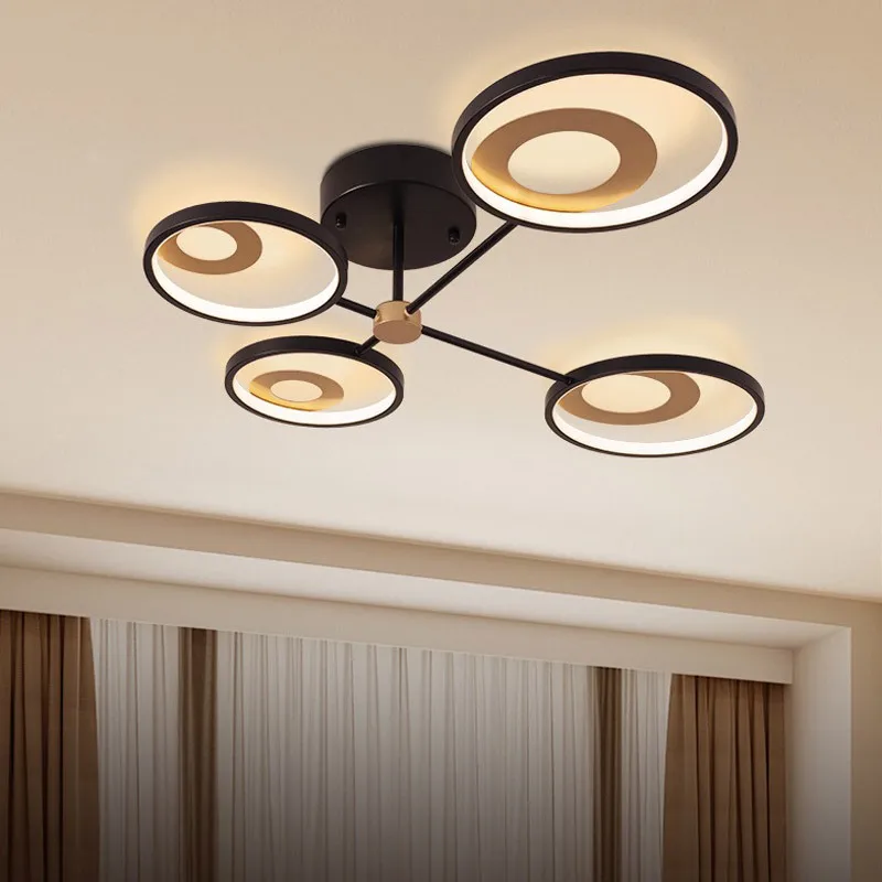 

Светильник из кованого железа, Современная Минималистичная лампа для гостиной, персонализированная Светодиодная лампа для спальни, столов...