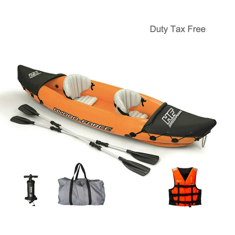Надувной каяк без пошлин рыболовная лодка портативный водный спорт лопастной