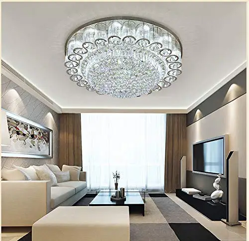 Роскошная хрустальная люстра светодиодный Светодиодная потолочная лампа с