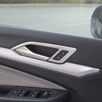 sbtmy car styling stainless steel inner door handle cover trim protection interior accessories for volkswagen golf 8 mk8 r 2021