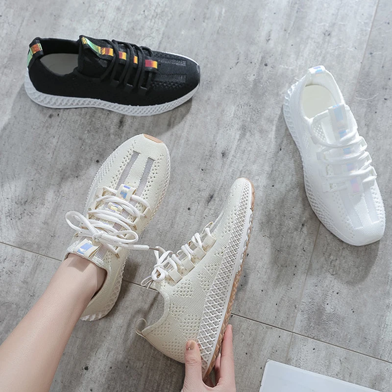 Женские удобные кроссовки розовые на платформе женские туфли танкетке zapatos De Mujer