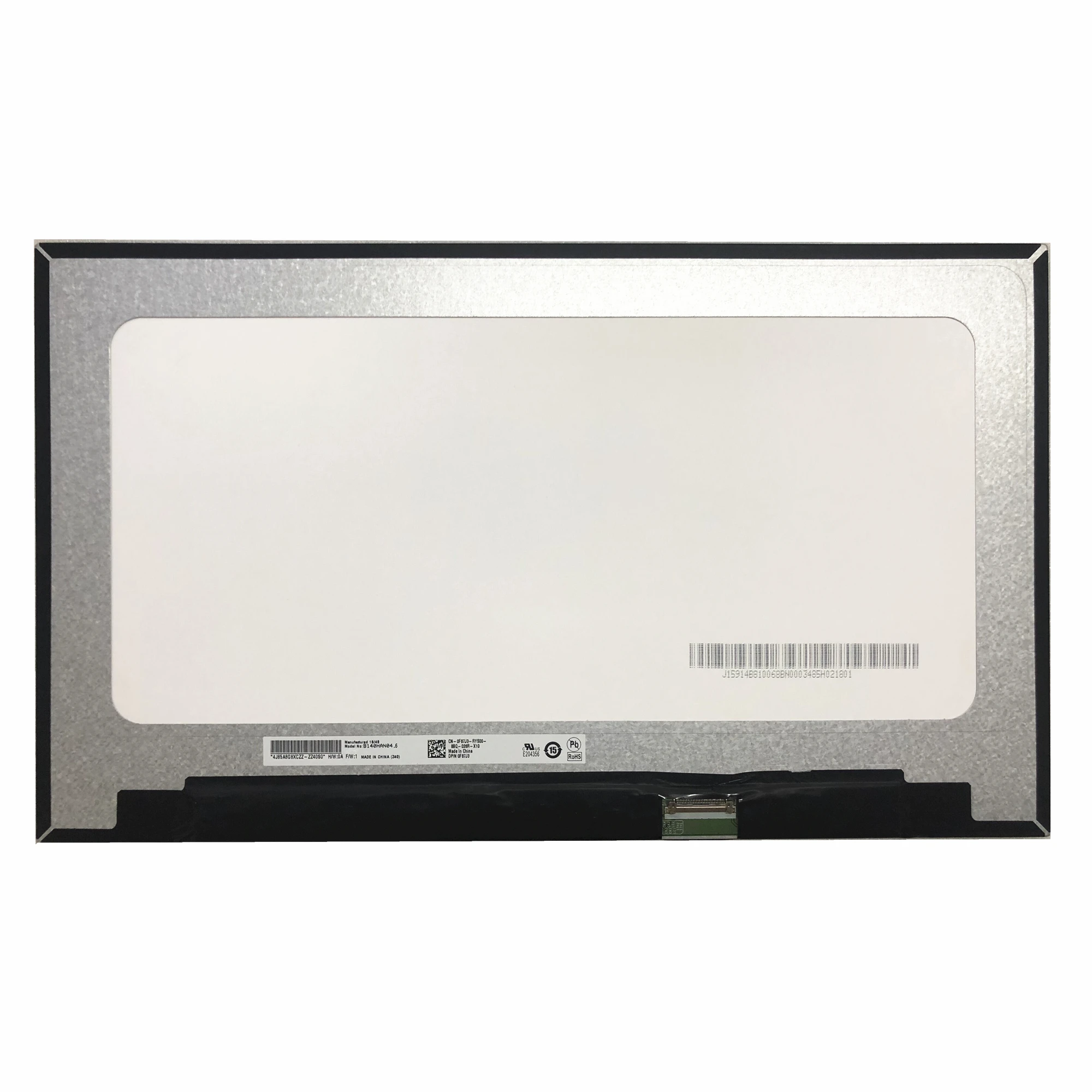 

B140HAN04.6 14.0"LED LCD Screen 1920*1080 EDP 30 Pins Display with NO Screw Holes