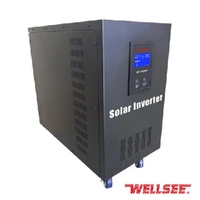 solar 6kva inverter three phase off grid solar power system hybrid low frequency 5000w solar inverter with wind solar controller