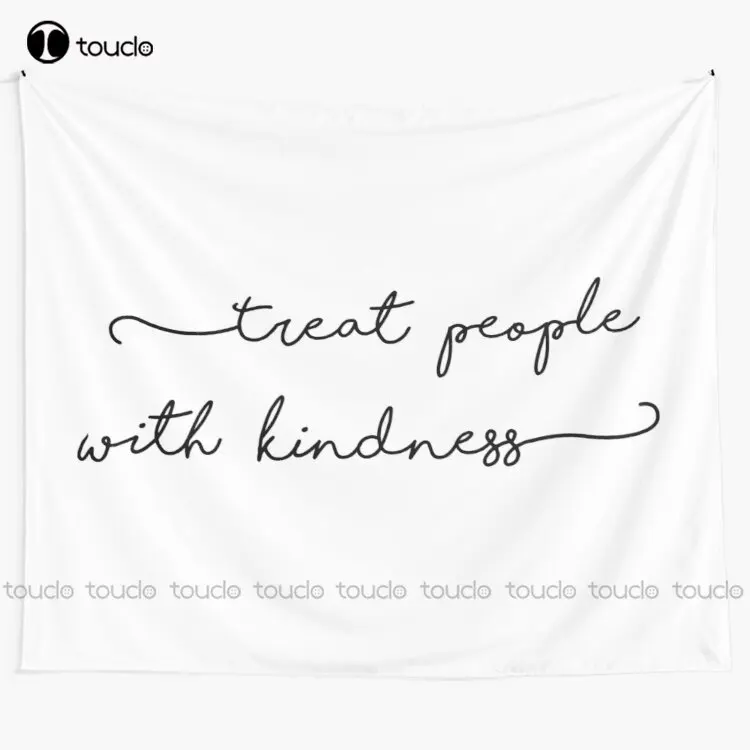 

Treat People With Kindness Tapestry Tapestry Wall Hangings For Bedroom Blanket Tapestry Bedroom Bedspread Decoration Funny Wall