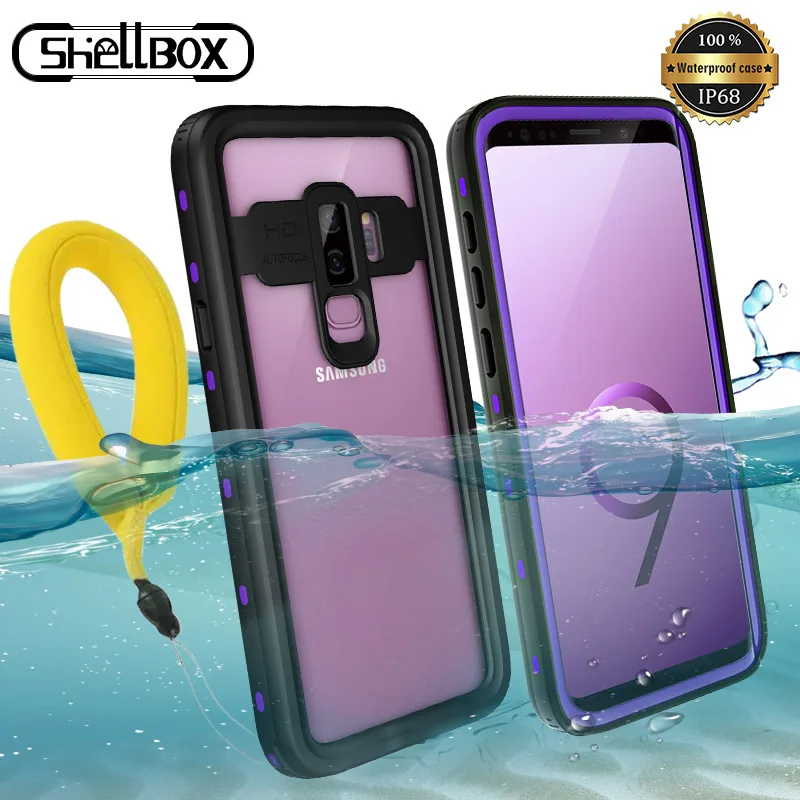 

IP68 Water Proof Phone Case For Samsung Galaxy S20 Plus S9 S10 Note 10 10+ 8 9 Real Waterproof Case 360 Full Protection Cover
