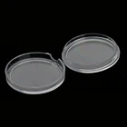 200 шт камней, прозрачный Круглый капсулы для монет коробка протектор коллектор 28 мм