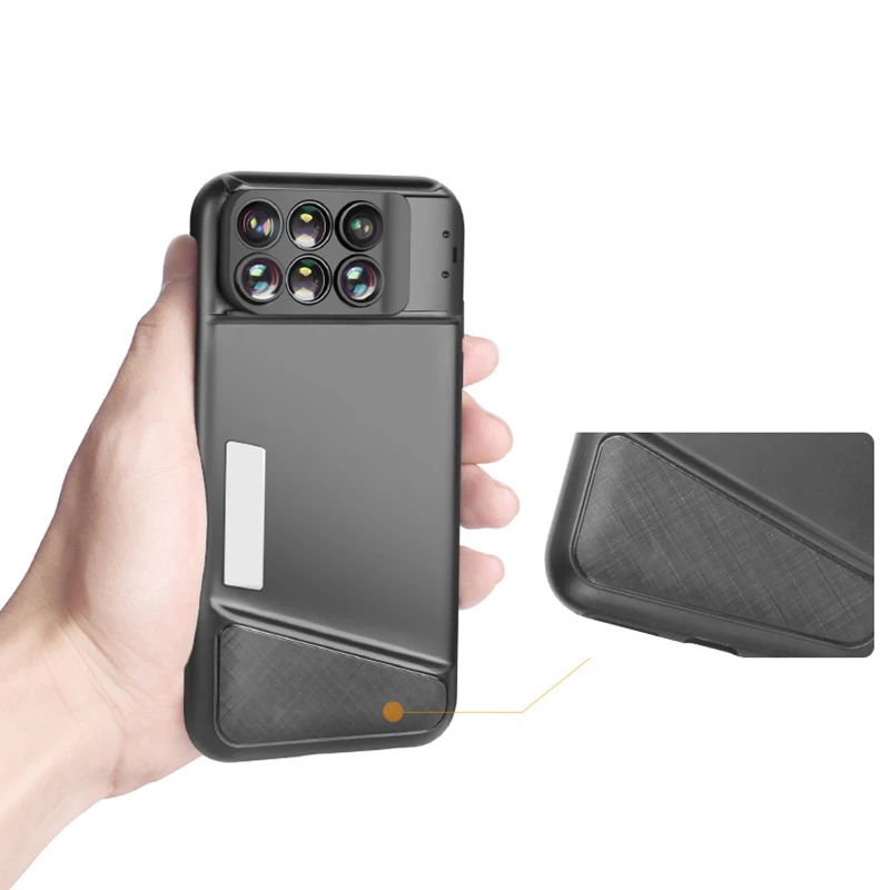 Чехол для iPhone X 7/8 Plus комплект объективов телефона 2X телеобъектив 10X 20X