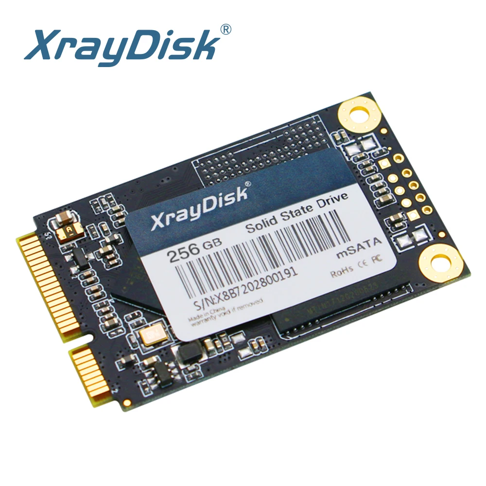 Внутренний жесткий диск XrayDisk Sata3 Msata SSD 64 ГБ 120 240 128 256 Mini Sata для ноутбуков и