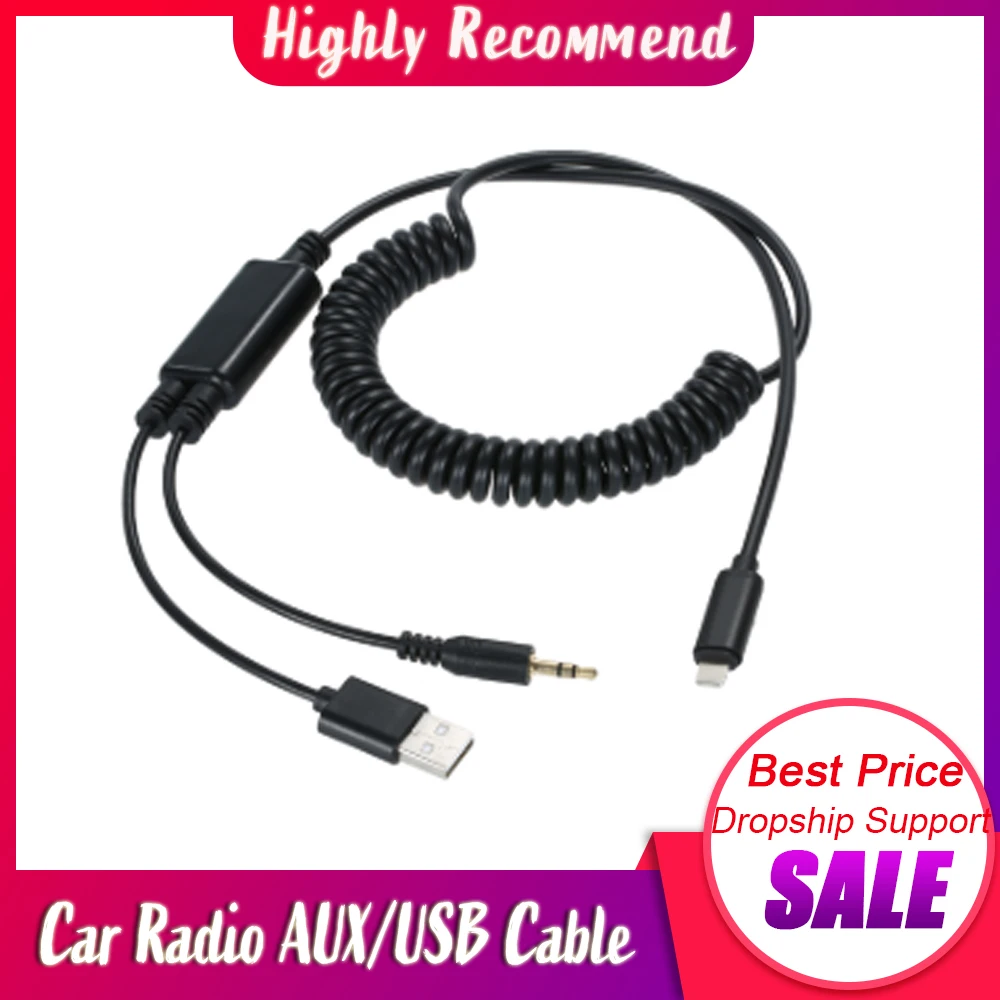 Автомобильные аксессуары автомобильный AUX USB кабель зарядный провод