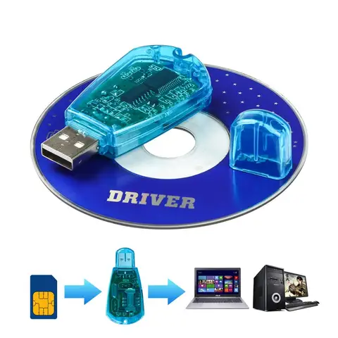 USB-считыватель SIM-карт, размер 3.0х1.0 см - изображение