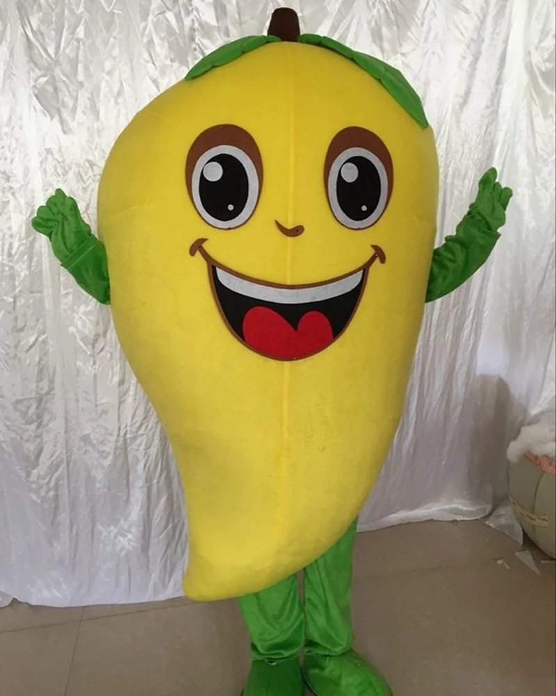 

Mango Fruit Mascot Costume Cosplay Furry Suits Promotion Ad Party Game Fursuit Cartoon Dress Outfits Carnival Halloween Easter