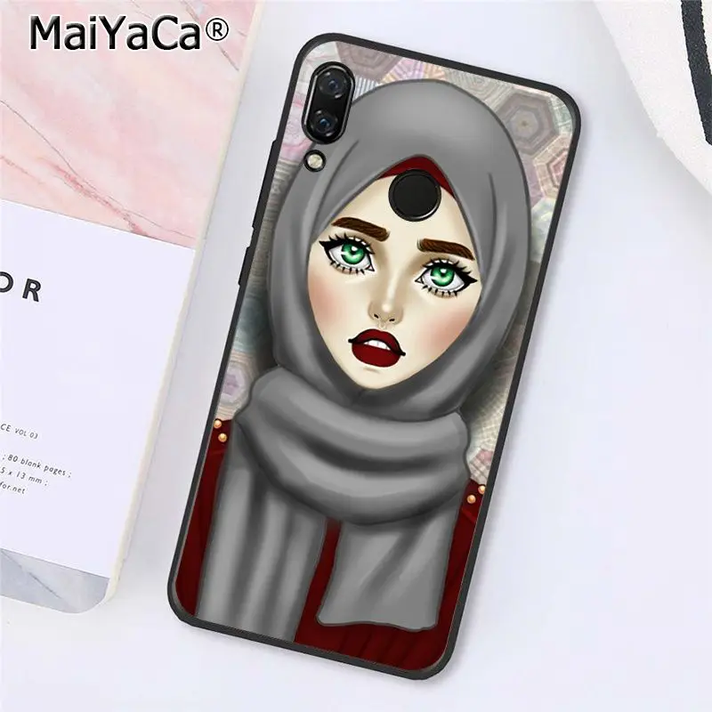 MaiYaCa в хиджабе лицо мусульманской девушки глаза чехол для телефона Xiaomi Redmi8 4X 6A 9 8A