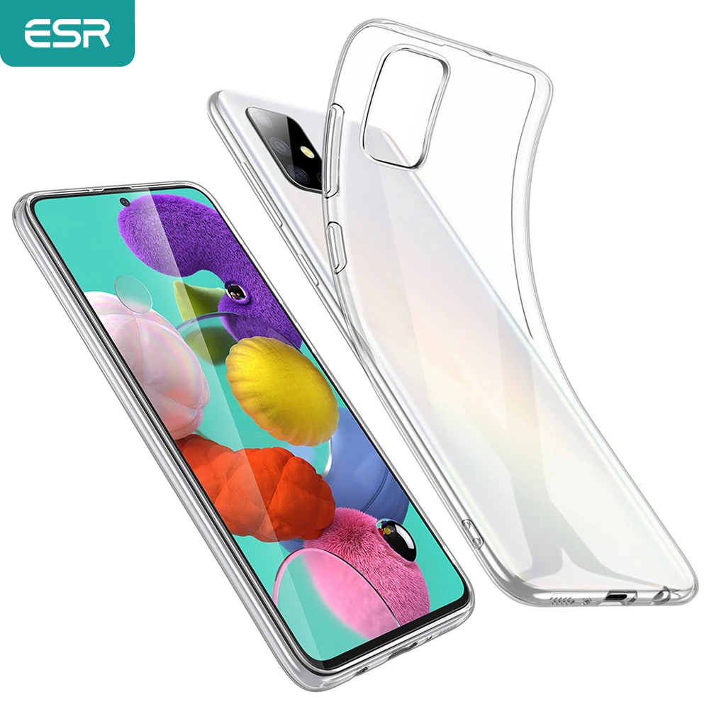 Чехол ESR для Samsung Galaxy S20 A40 A50 A70 A80 A51 A71/Note 9 Note 10 Plus Lite/S10e Lite ультратонкий прозрачный