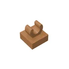 10 шт. DIY совместимый 15712 12825 MOC модифицированный 1x1 с зажимом кирпичный конструктор набор блоков