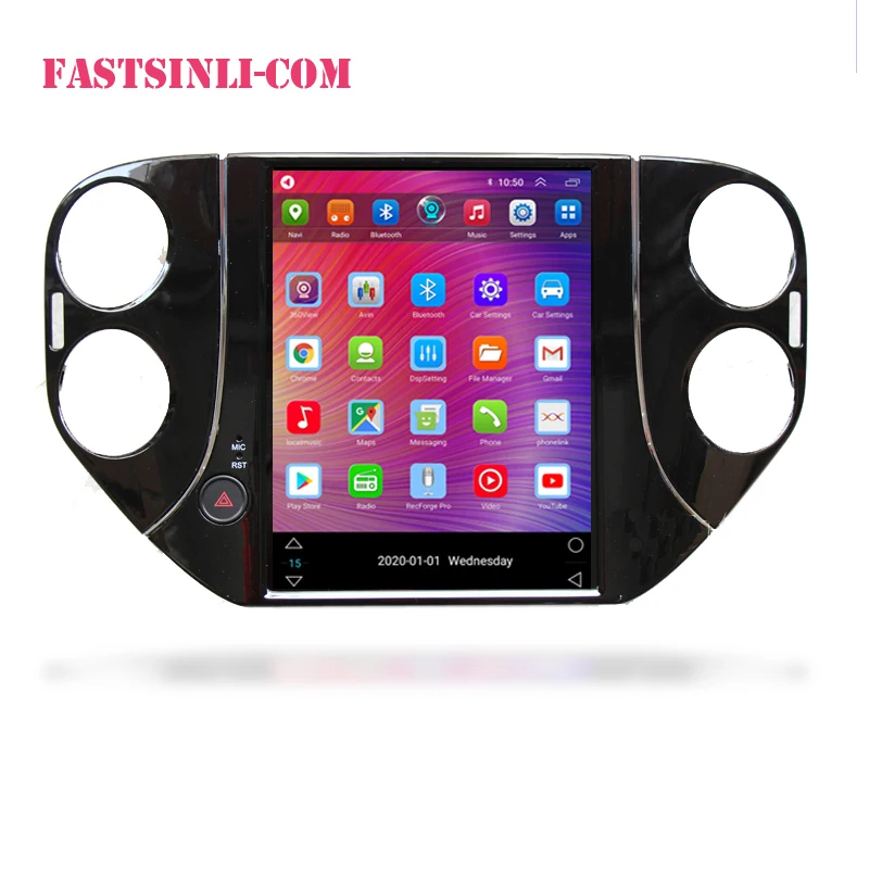 Автомобильный gps мультимедийный видеоплеер с вертикальным экраном на платформе