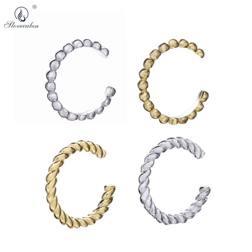 Каффы для ушей женские из серебра 925 пробы с бусинами 2020 | Украшения и аксессуары