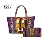 Женская сумка-тоут из натуральной Африканской ткани с принтом