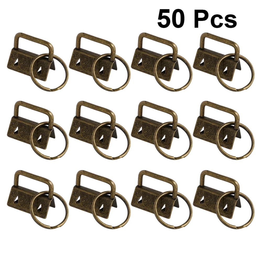 25 шт. Сделай Сам ткань аппаратные средства брелок для ключей с ремешком на руку