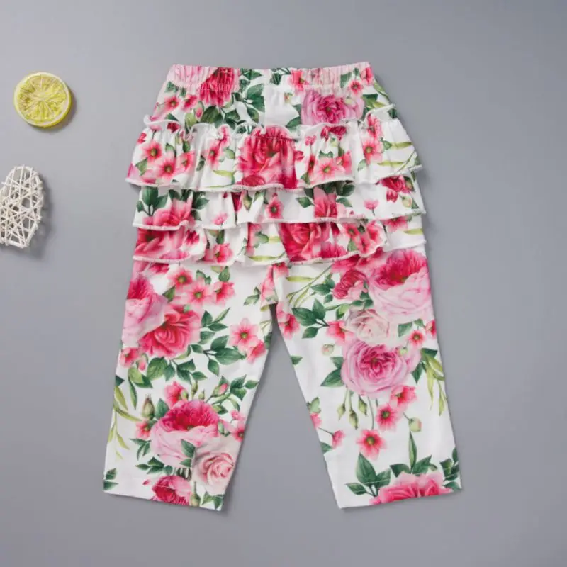 

Spring Clothes Baby Girl Clothes Set Long Sleeve Blouse T-shirt Tops Flower Print Pants Headband Casual Costume 3PCS For Baby