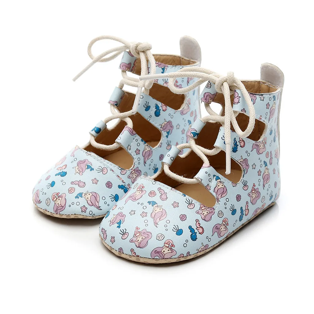 Пинетки розовые для маленьких девочек и мальчиков обувь из искусственной кожи с