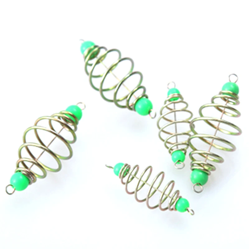 Нержавеющая сталь в форме оливки рыболовное приманки пружинный приманка