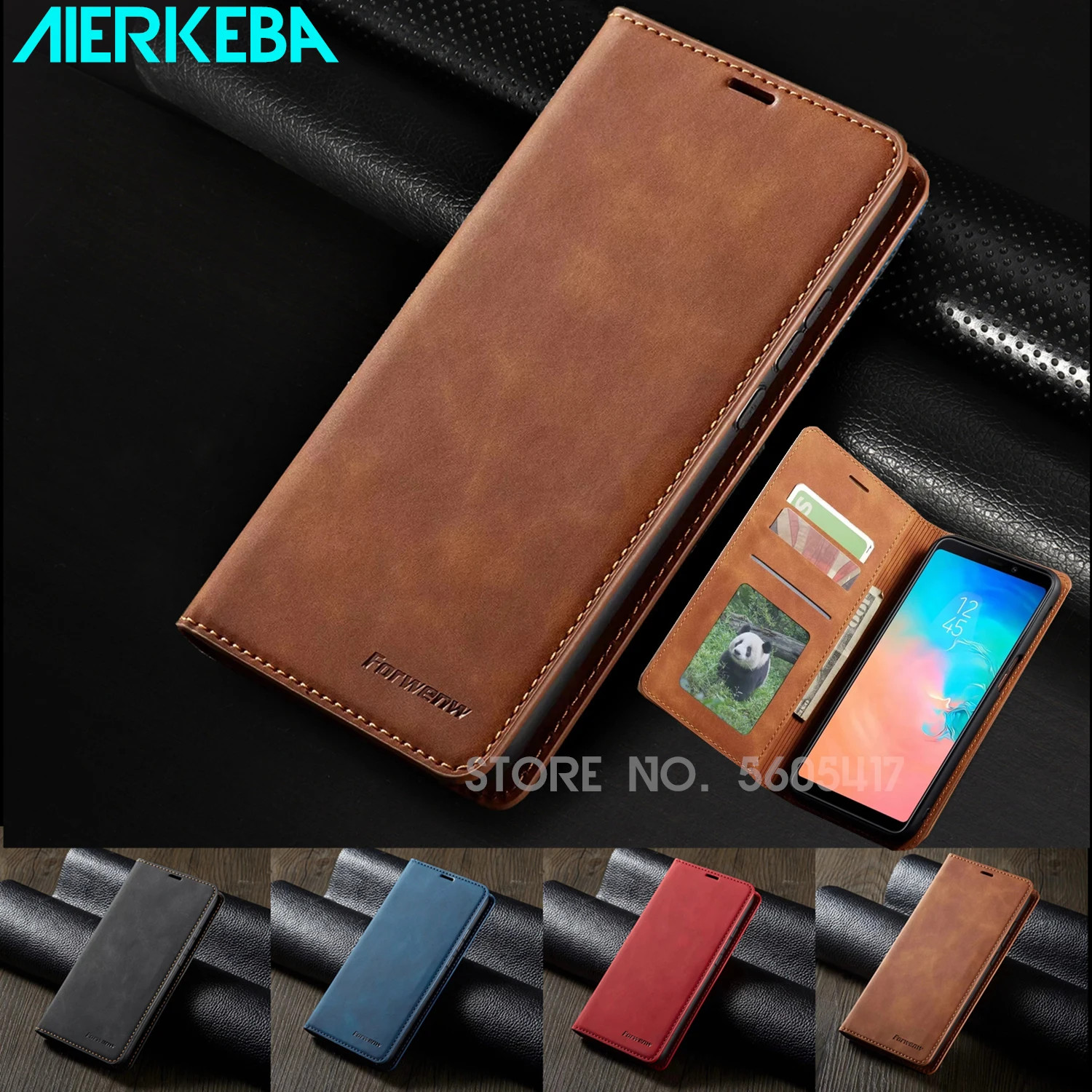 Кожаный флип чехол для Samsung Note 10 9 J4 J6 Plus A7 A8 A6 2018 бумажник Galaxy S7 Edge S8 S9 S20 S10 A31 A41