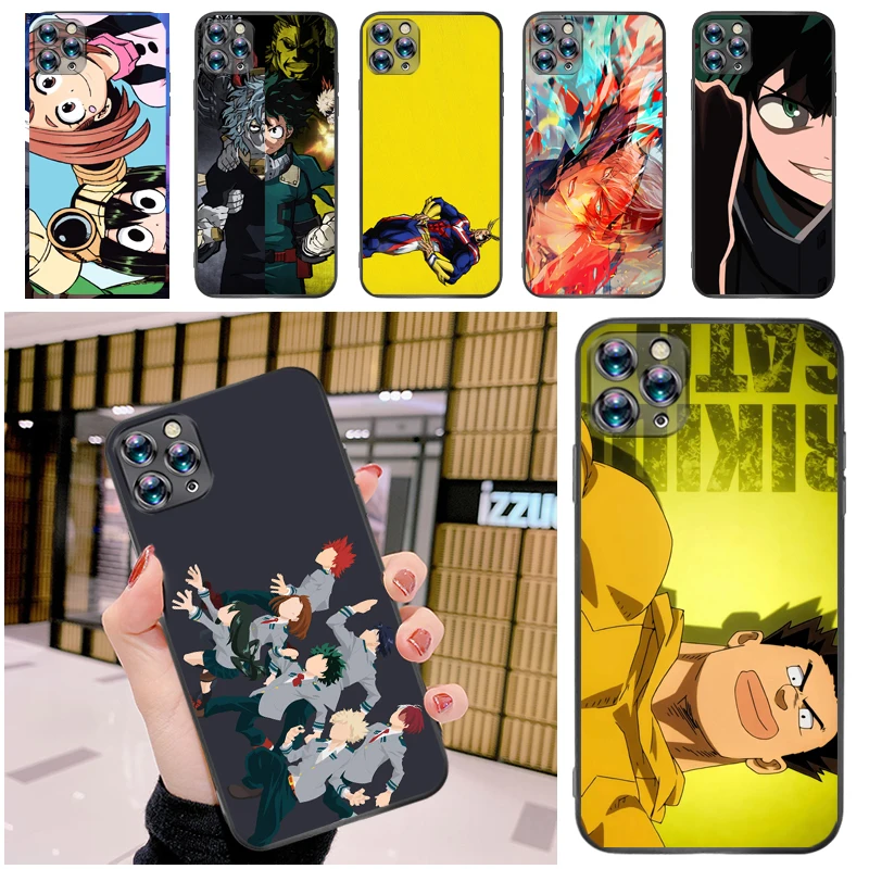 

My Hero Academia Tomura Boku Bakugou Katsuki Dabi Shigaraki Todoroki Shouto Phone Case For iPhone 12 Pro MAX Mini SE Back Cover