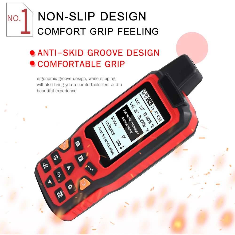 Land Area Measure Handheld USB Navigation Track Calculation Meter Backlit Trajectory with Slope Vehicle and Manual Mode | Инструменты