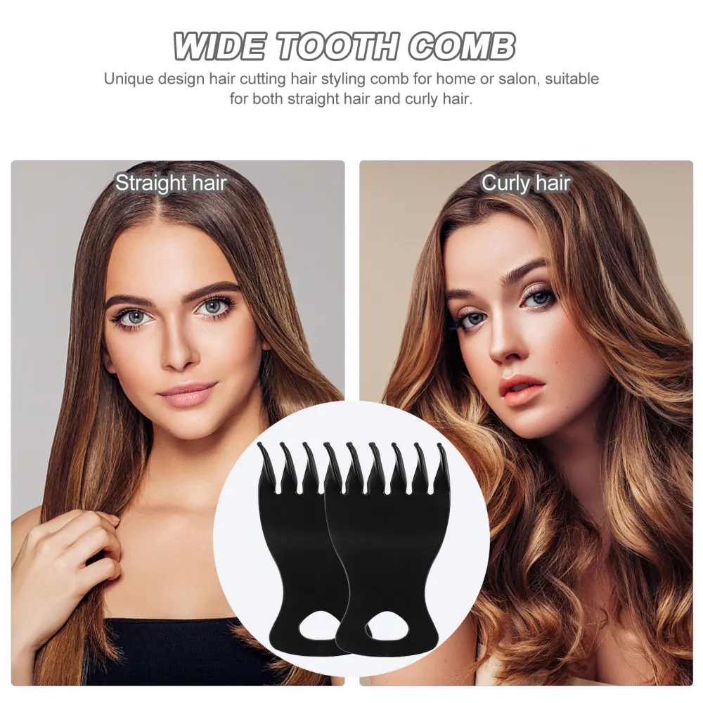 

6pcs Hair Styling Men Oil Slick Combs Haircut Salon Hairdressing Comb