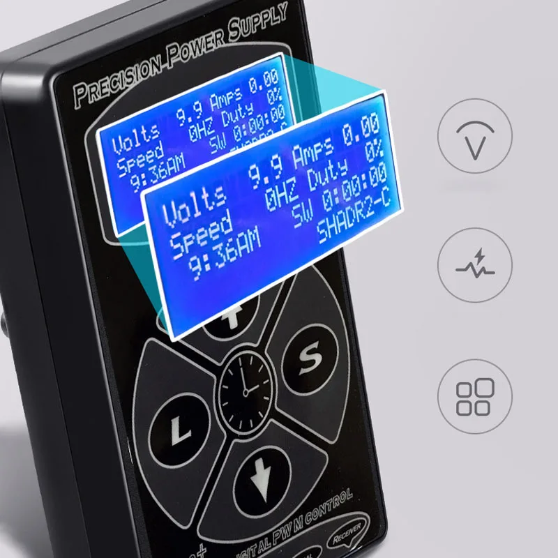 Блок питания для татуировок HP-2 цифровой источник ЖК-дисплей