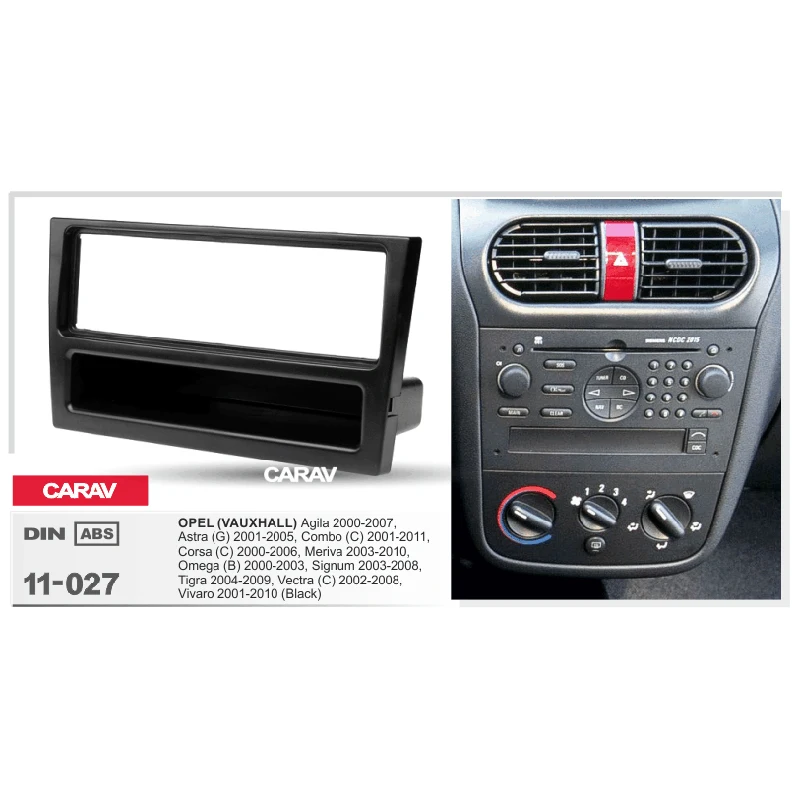 1 Din Автомобильная стерео радио панель аудио навигационная для OPEL Agila Corsa Meriva Tigra |