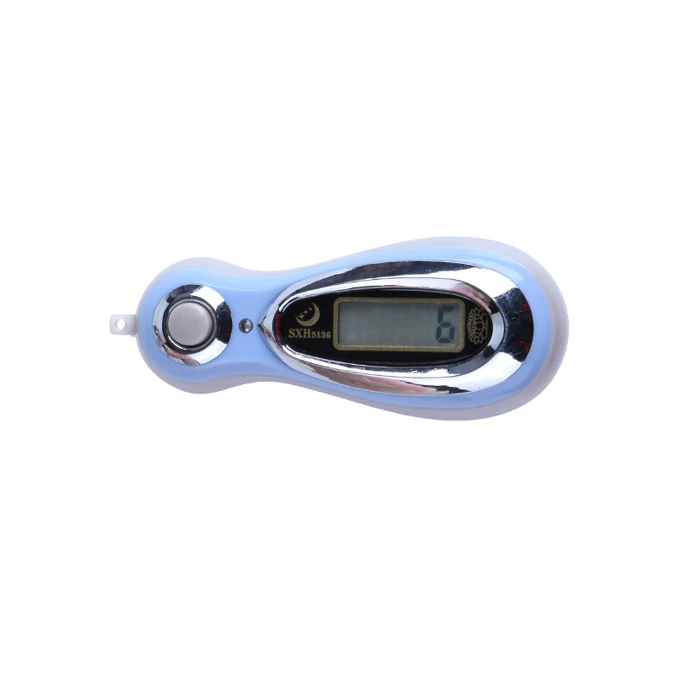 LCD 5 цифровой MP3 Форма Электронный ручной счетчик с веревочной молитвой