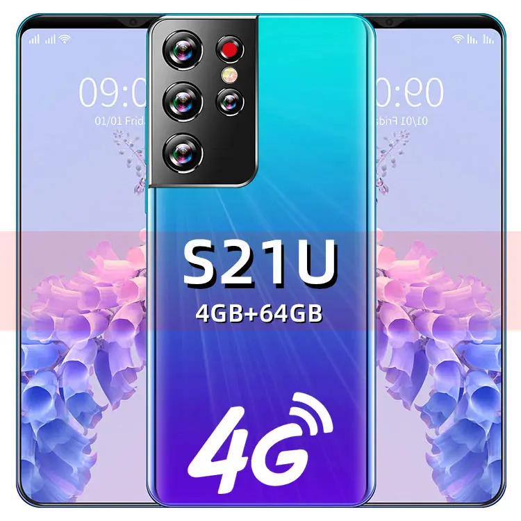 

Hot Global Version New Arrival S21U 6.1 Inch Cell Phone 6+128GB 16+32MP 8 CoreFace Fingerprint ID Dual SIM Andriod10 Smartphone