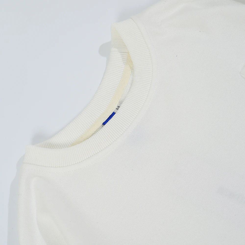 Дизайнерская футболка с длинным Oversize однотонная Casual винтажная Tshirt лонгслив